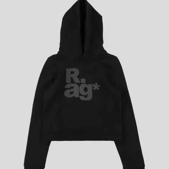 더콜디스트모먼트 (w) TCM rag hoodie (black)