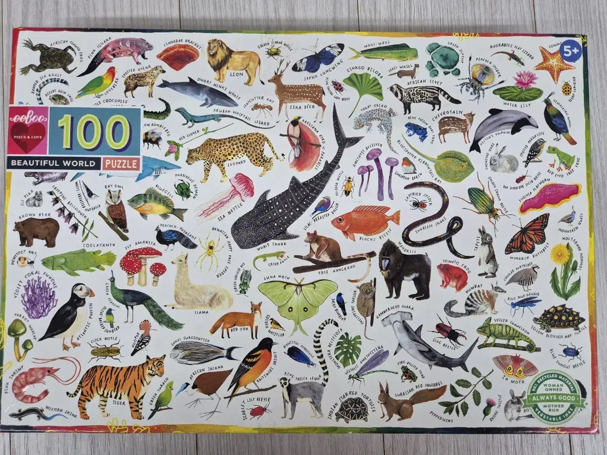 eeboo beautiful world puzzle