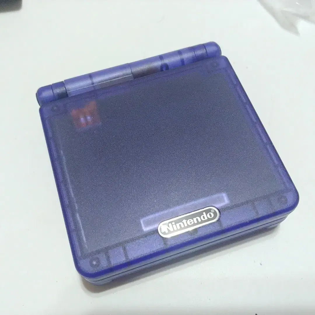 GBA SP 펄블루 박스셋 (케이스교체/순정케이스포함) +테스트용게임1개