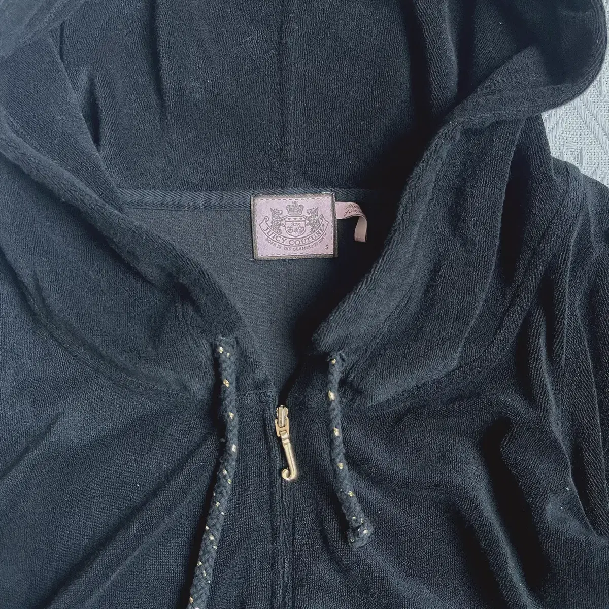 (juicy couture) back lettering zip-up