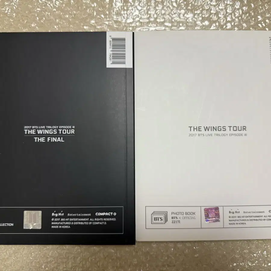 방탄 윙즈 포토북 페포컬 일괄 bts wings facephotobook