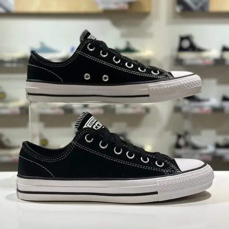 컨버스 컨스 척테일러 올스타 프로 OX 스웨이드 블랙 converse