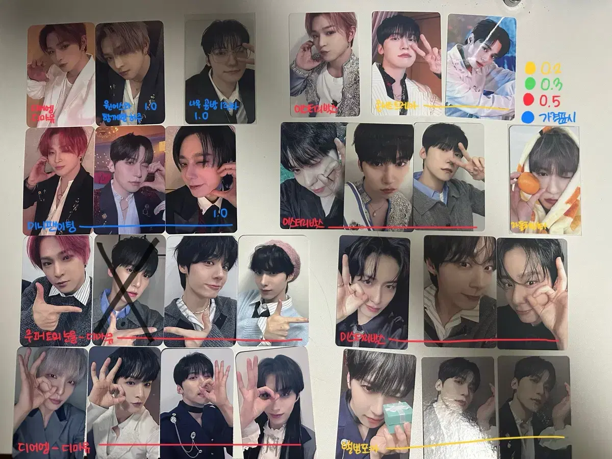 Oneus photocard unreleased photocard WTS