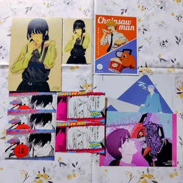 체인소 맨 혜택 스티커 엽서