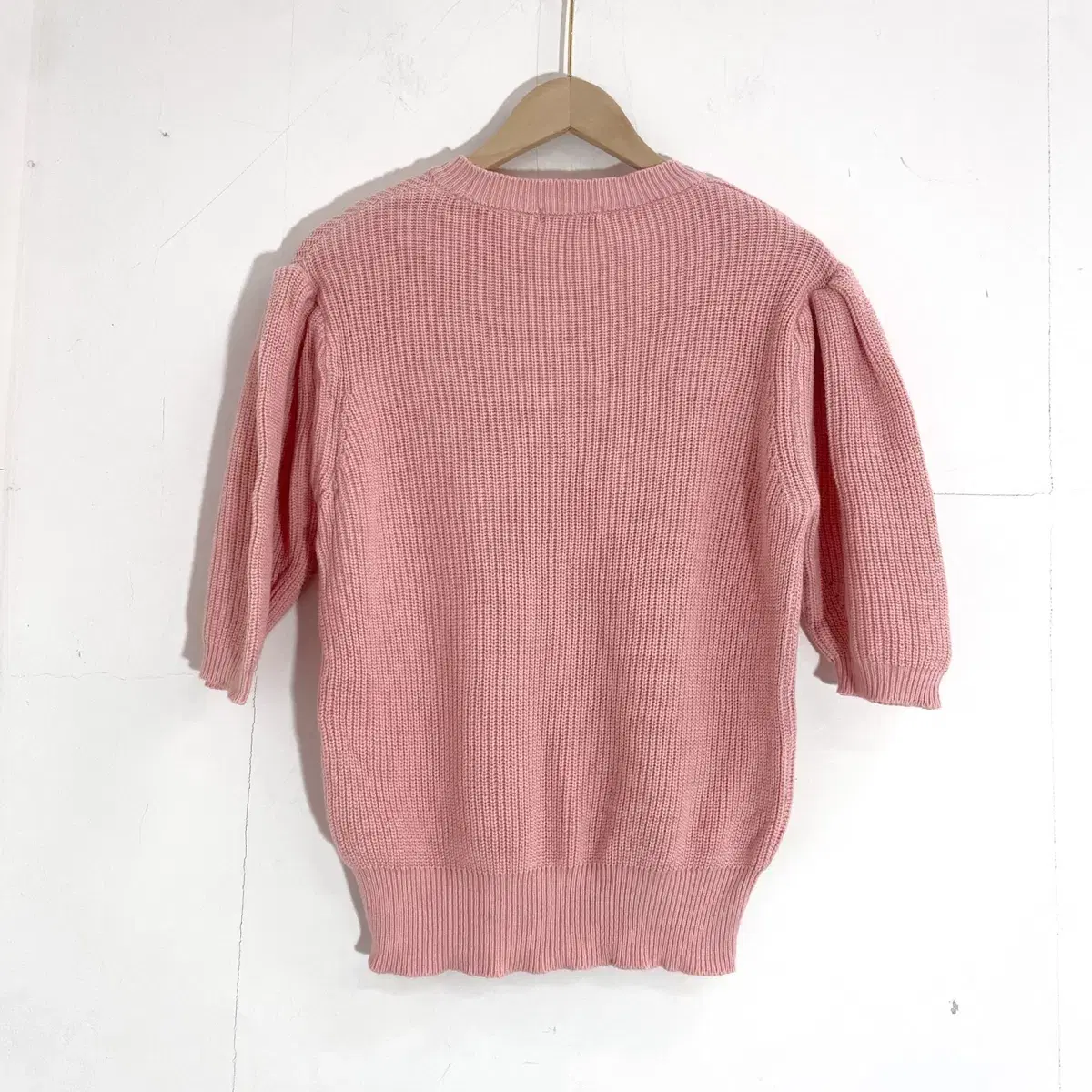 ALLOWME 봄 니트 반팔니트 L(95~100) Knit Top