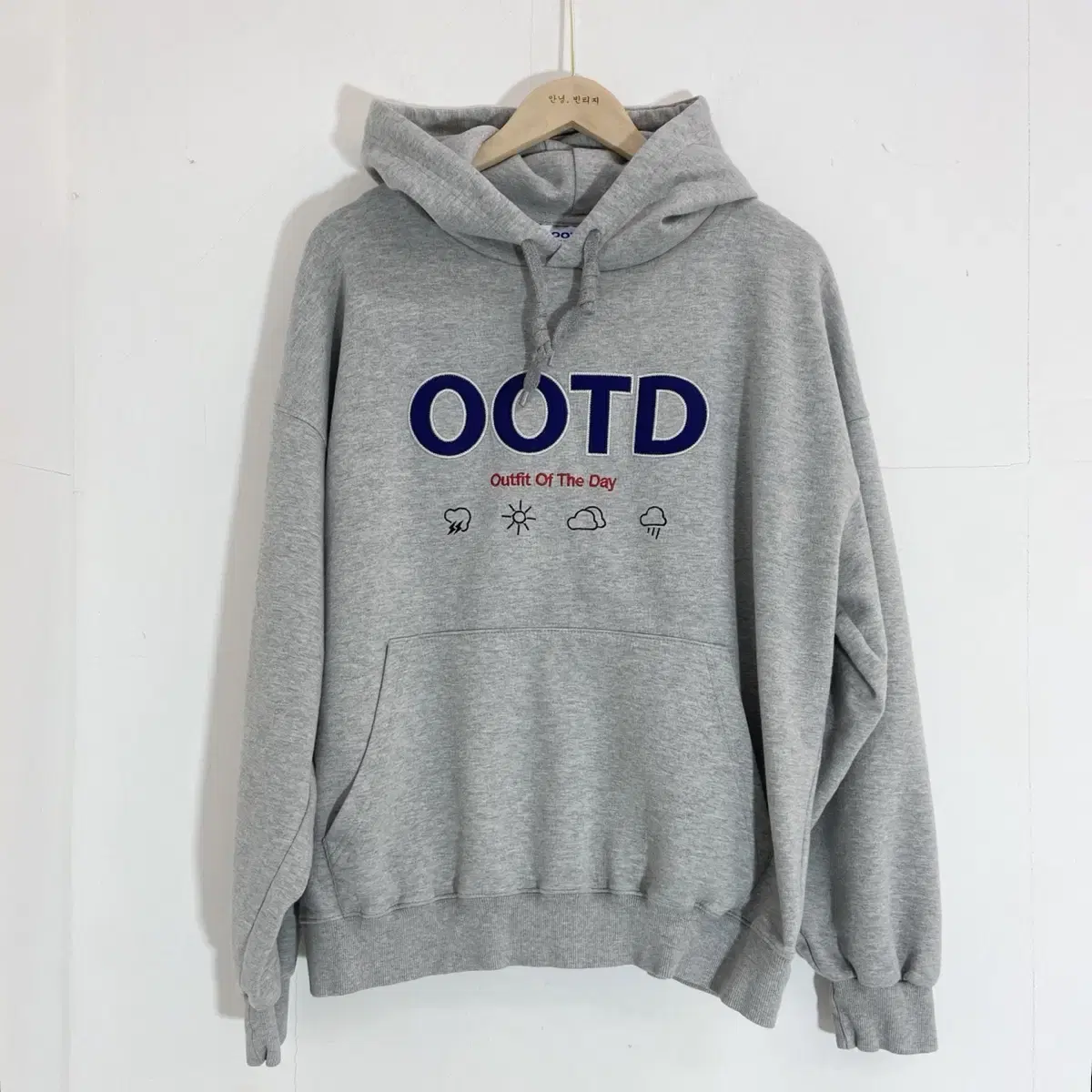 프리사이즈 오오티디 후드티 Size Free OOTD Hoody