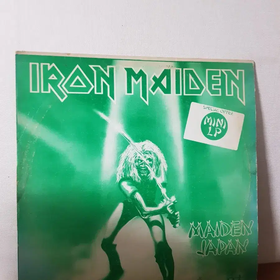 헤비메탈 Iron Maiden 빽판 커버만 장식용 헤비메틀