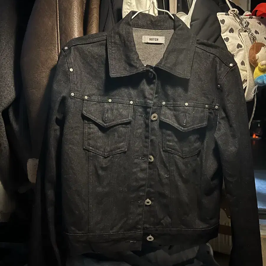 rivet trucker jacket