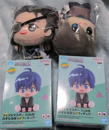 아이돌 마스터 SideM 피규어 2개 A 치비 봉제 인형 2개