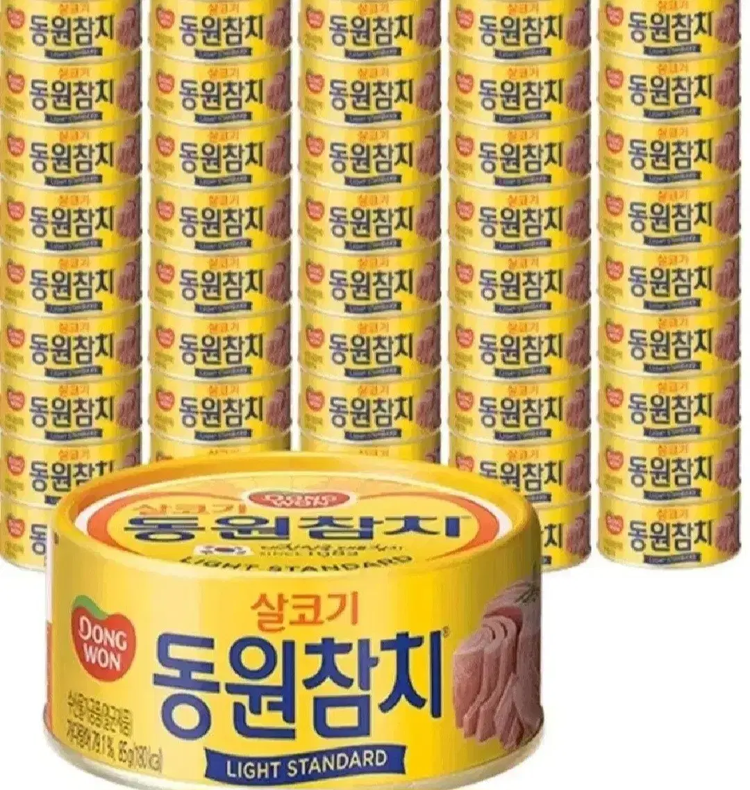 동원참치 85GX60캔 리챔200G6캔 1캔1199원단가 리챔서비스6캔