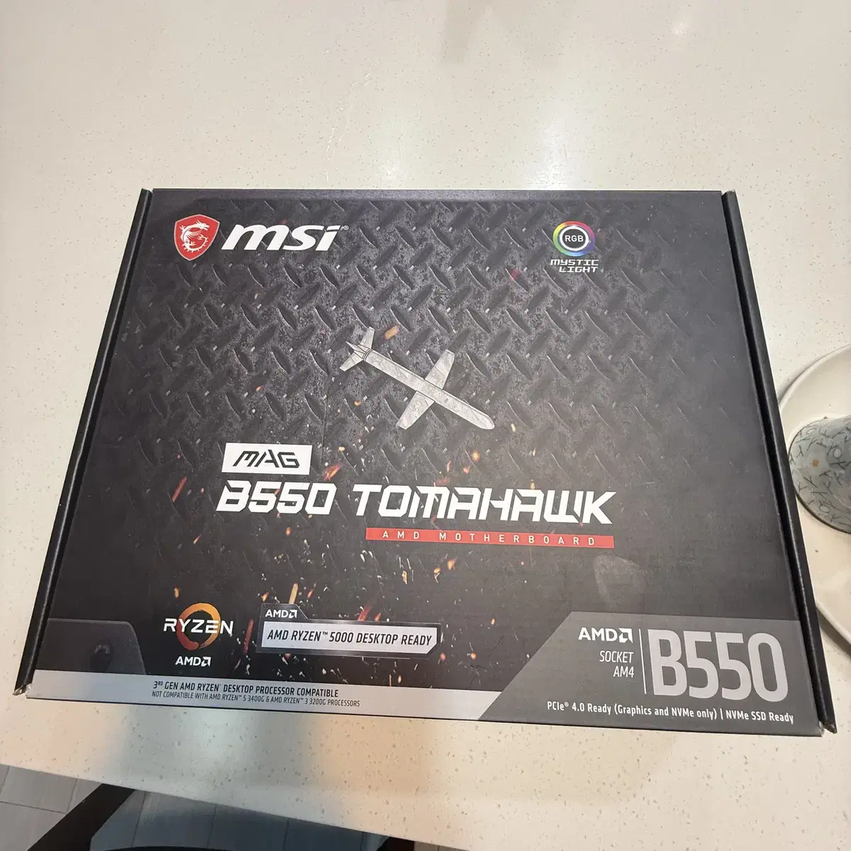 MSI B550 tomahawk 토마호크 AMD라이젠5600X 램16G