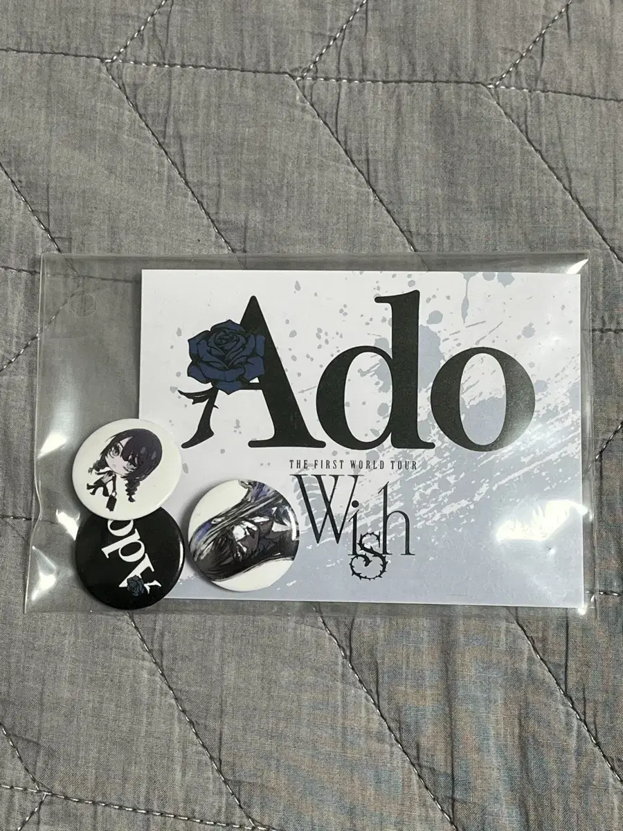 Ado 아도 굿즈 wish 캔뱃지