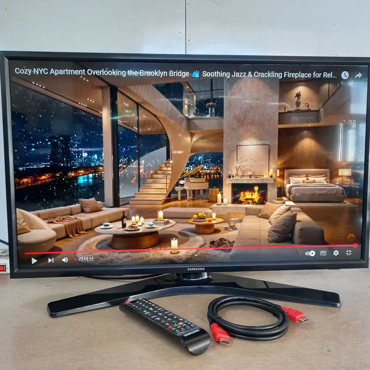 (수원)2019년 구입 삼성 28인치 LED TV 팝니다 /내장스피커