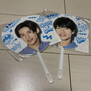 Snow Man 메구로 렌 후카사와 타츠야 미니 부채 썸머파라 2019