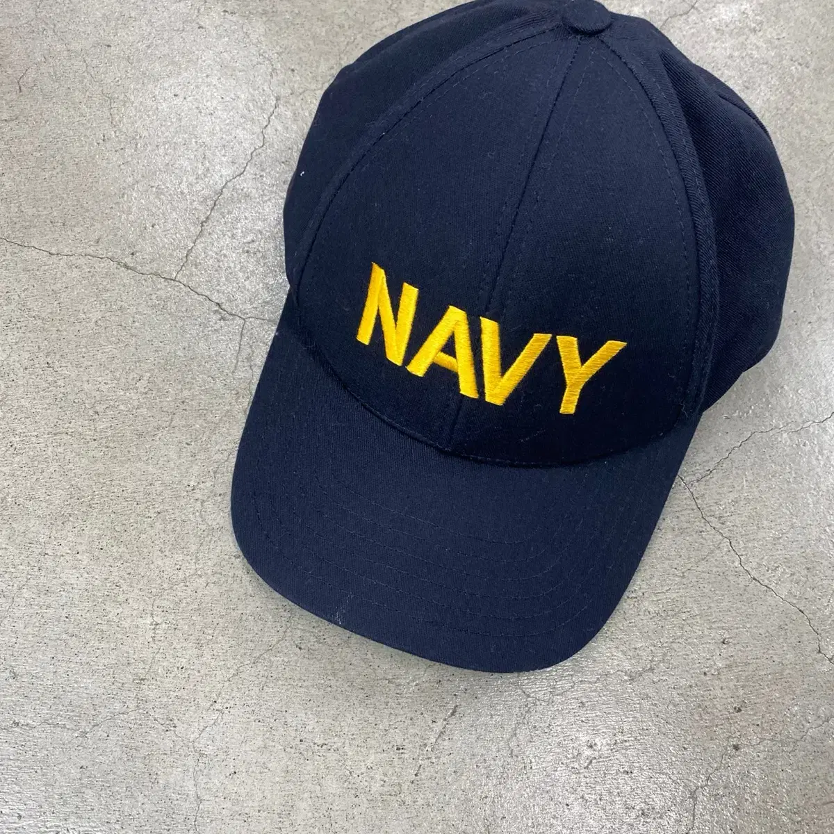 USA VTG NAVY 볼 캡