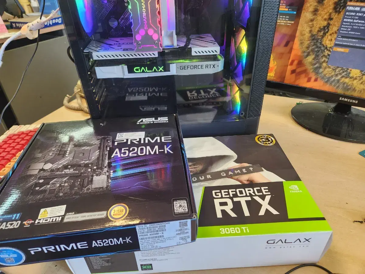 라이젠 5600 RTX3060ti 완제품 판매합니다