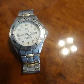 카시오 다이버즈 EF-200 QZ 화이트 다이얼