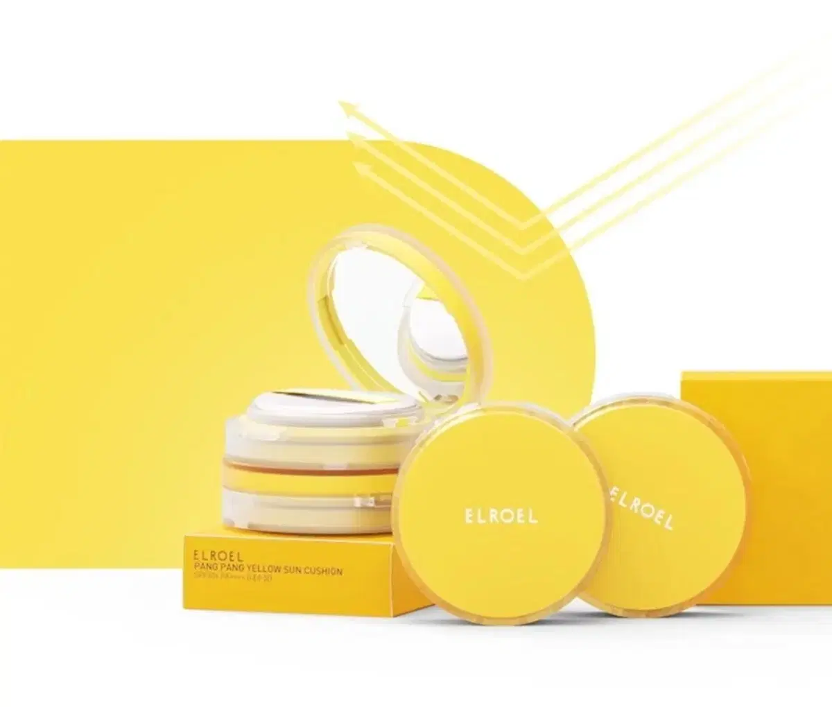 L'Oreal Padefree Plus Yellow Sun Cushion Set