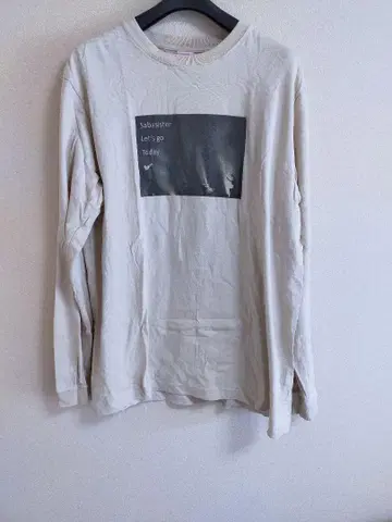 사바시스터 롱T 베이지 L