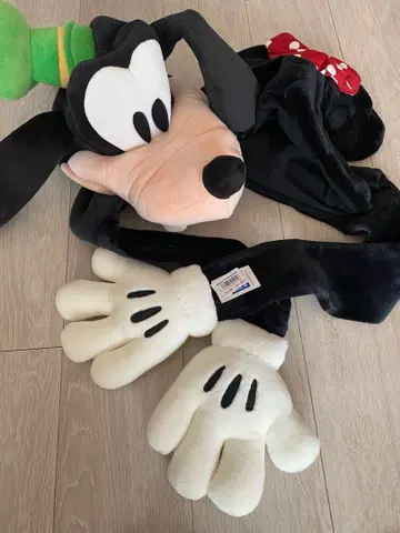 도쿄 디즈니랜드 미니 머플러 구피 팬 캡