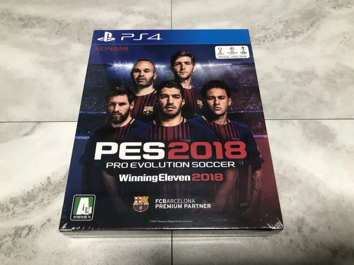 PS4 PES2018 스페셜 에디션 미개봉 새제품