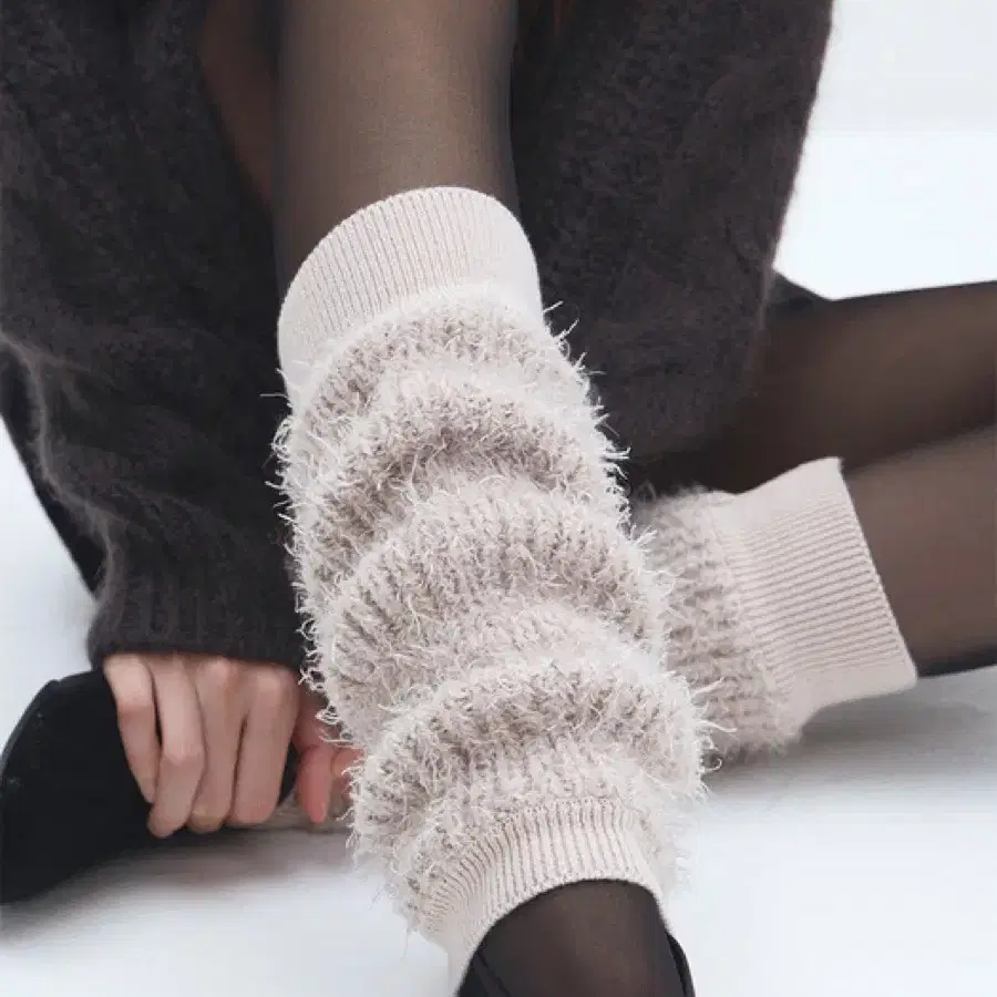 무료배송 더티스 니트 립 레그워머 thetis legwarmer knit