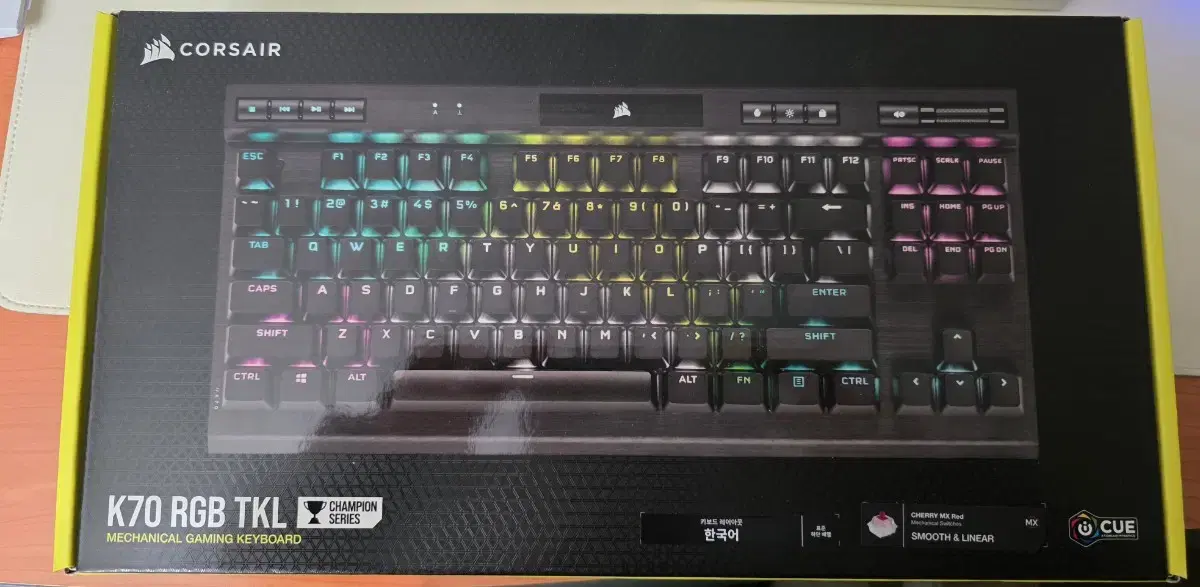 (미개봉)커세어 K70 RGB TKL(적축)