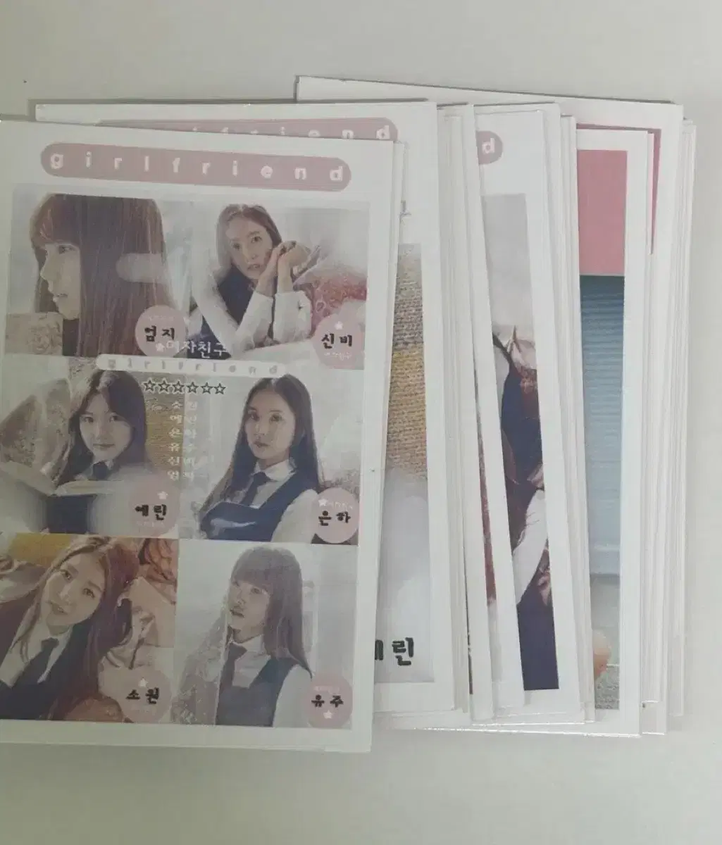 여자친구 포토카드(뒷면싸인)+메모지 판매 GFRIEND 걸그룹