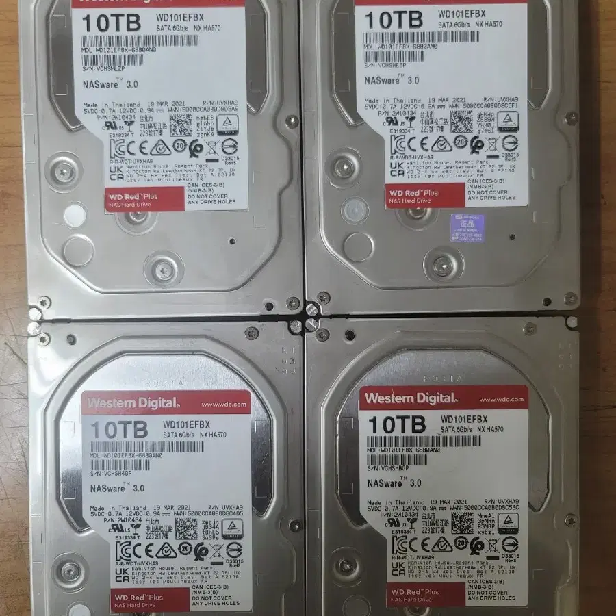 나스 nas wd Red Plus 7200/256M(WD101EFBX,1