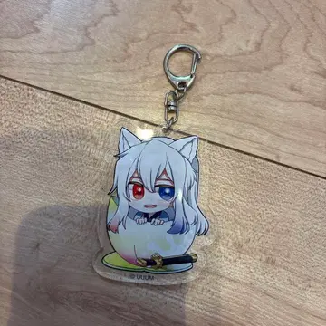 컬러풀 피치 도누쿠 빌레반 아크릴 키링