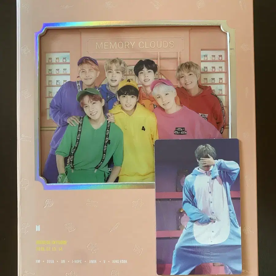 방탄소년단(bts) 머스터 4기 dvd (지민, 제이홉 포토카드)