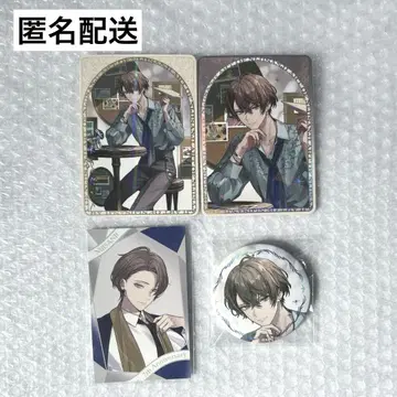 니지산지 아트 컬렉션 카드 캔뱃지 7주년 폴라로이드 카메라 카가미 하야토