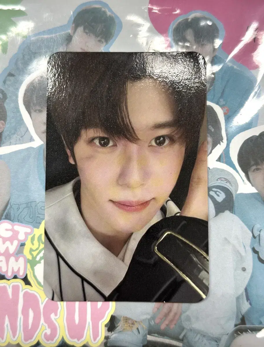 (눌림하자)nct wish new team hands up photocard sion wts