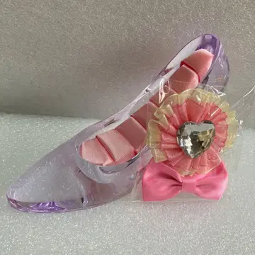 라푼젤 반지 반지 스탠드 유리 신발 케이스