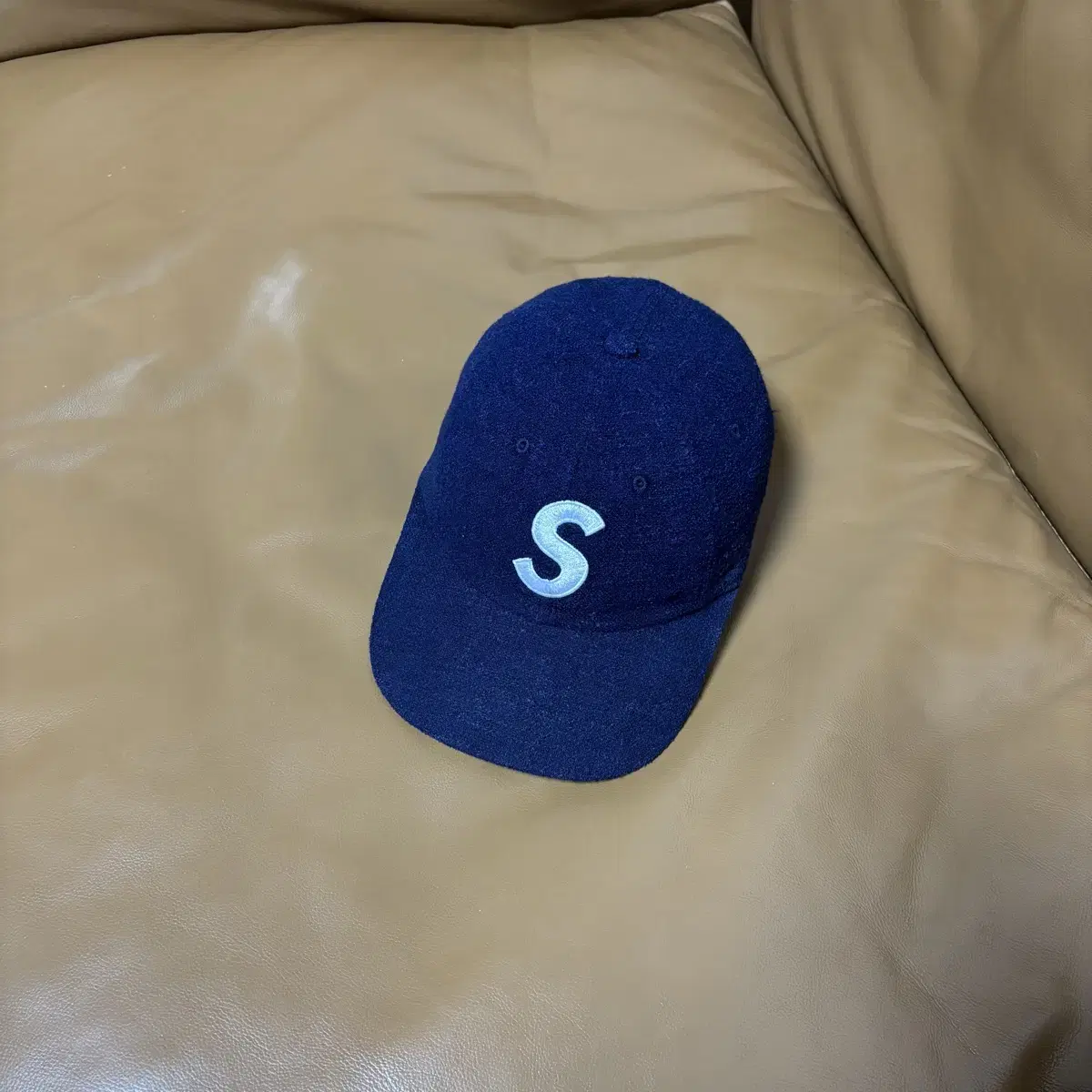 Supreme 슈프림 네이비 S로고 6패널 볼캡 모자 (Navy)