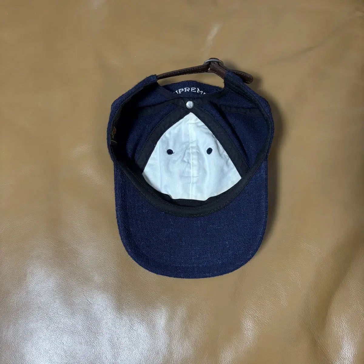 Supreme 슈프림 네이비 S로고 6패널 볼캡 모자 (Navy)