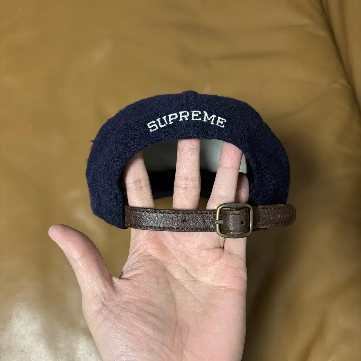 Supreme 슈프림 네이비 S로고 6패널 볼캡 모자 (Navy)