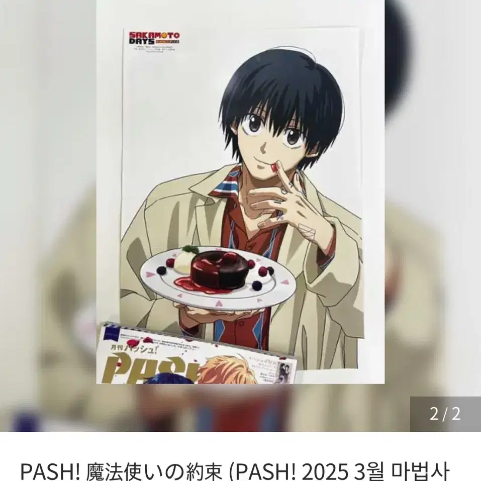 Pash! 2025년 3월호 사카데이 나구모 요이치 발렌타인데이 포스터