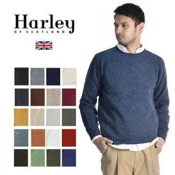 Harley of Scotland 할리 오브 스코틀랜드 니트 네이비