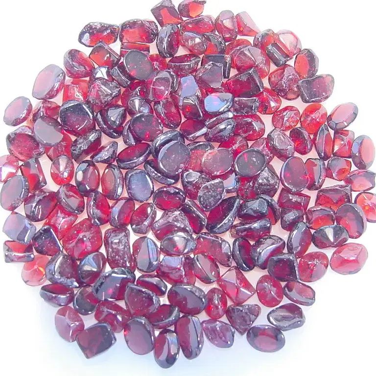 보석자갈 가넷 garnet 로돌라이트 가넷 100그램