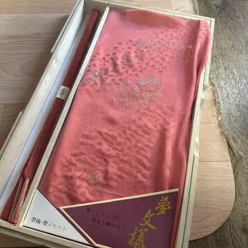 미사용 새상품 기모노 일본 정통의상 소품 오비 허리띠 장식 천 세트