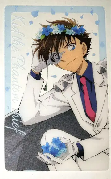 명탐정 코난 괴도 키드 클리어 카드 꽃관 AGF2024