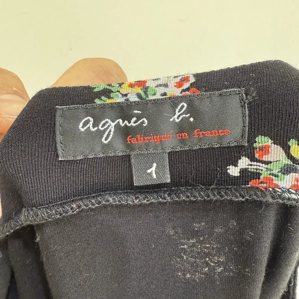 AGNES B. 플라워스커트 (Made in France)