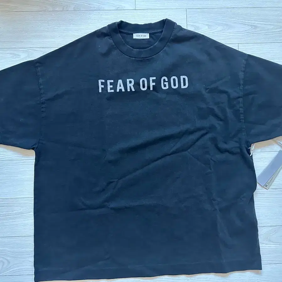 [S] fear of god 로고 반팔