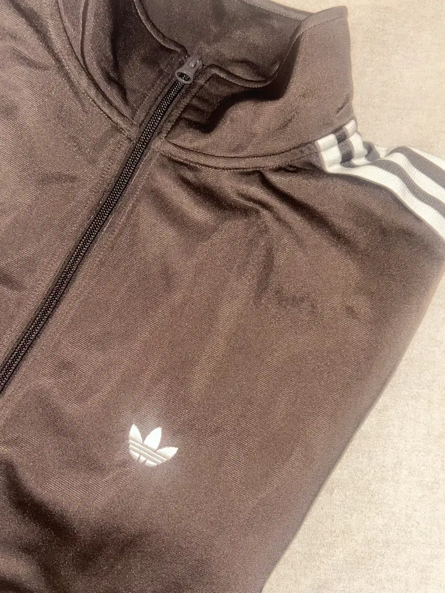 Adidas Track Top Maroon Brown