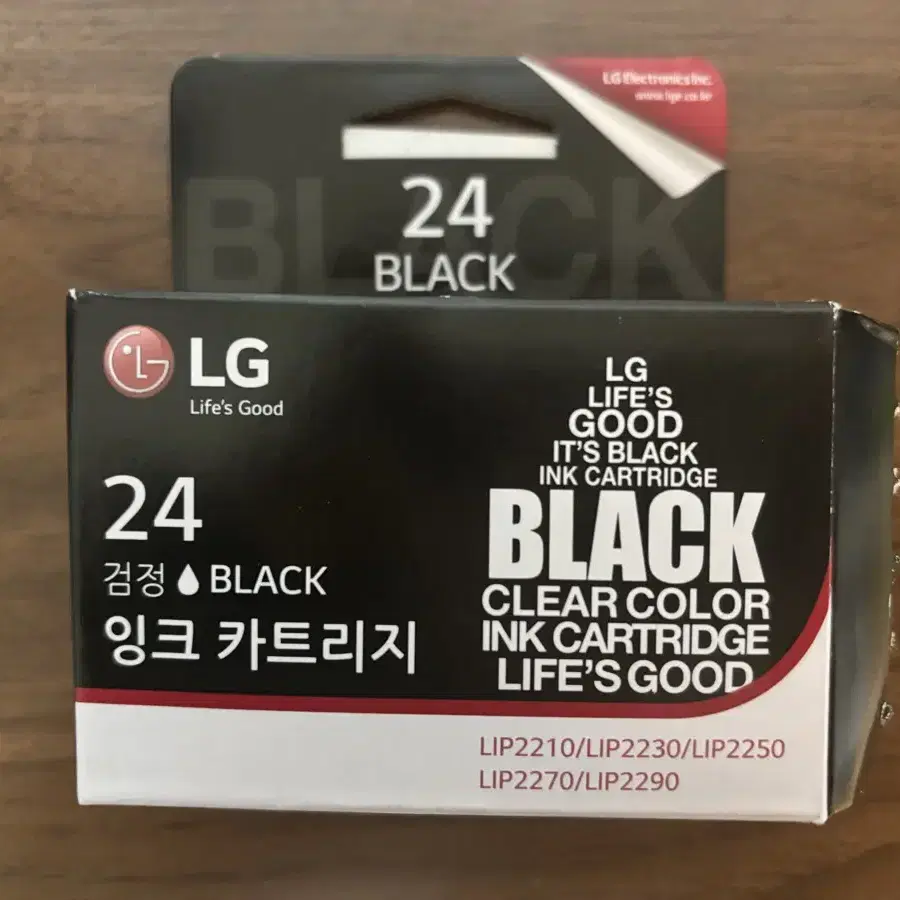 LG 잉크젯프린터 잉크 카트리지 검정색