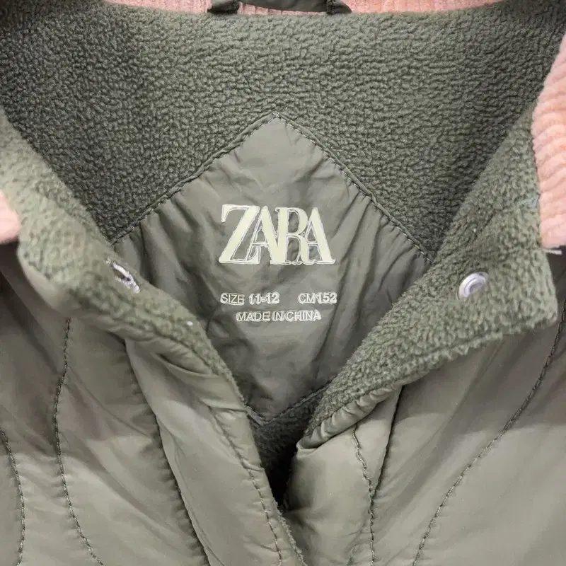 자라 ZARA 키즈 누빔 후리스 자켓 150(11-12Y) B00691