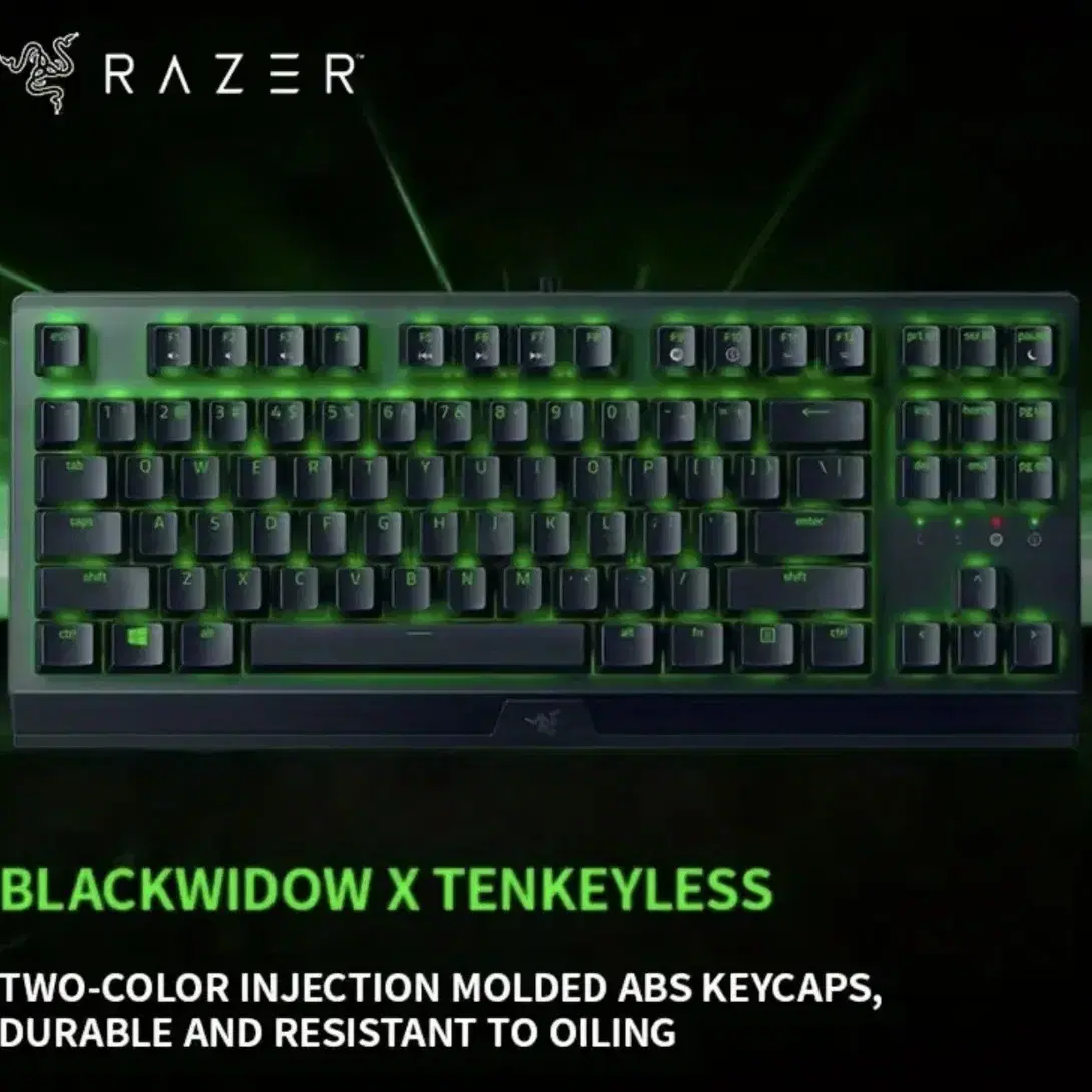 레이저 blackwidow X tenkeyless 키보드