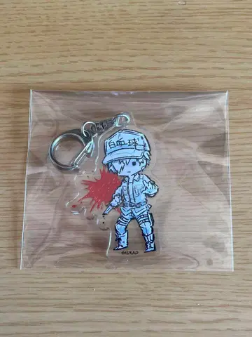 일하는 세포 아크릴 키링 03 그래프 아트 백혈구