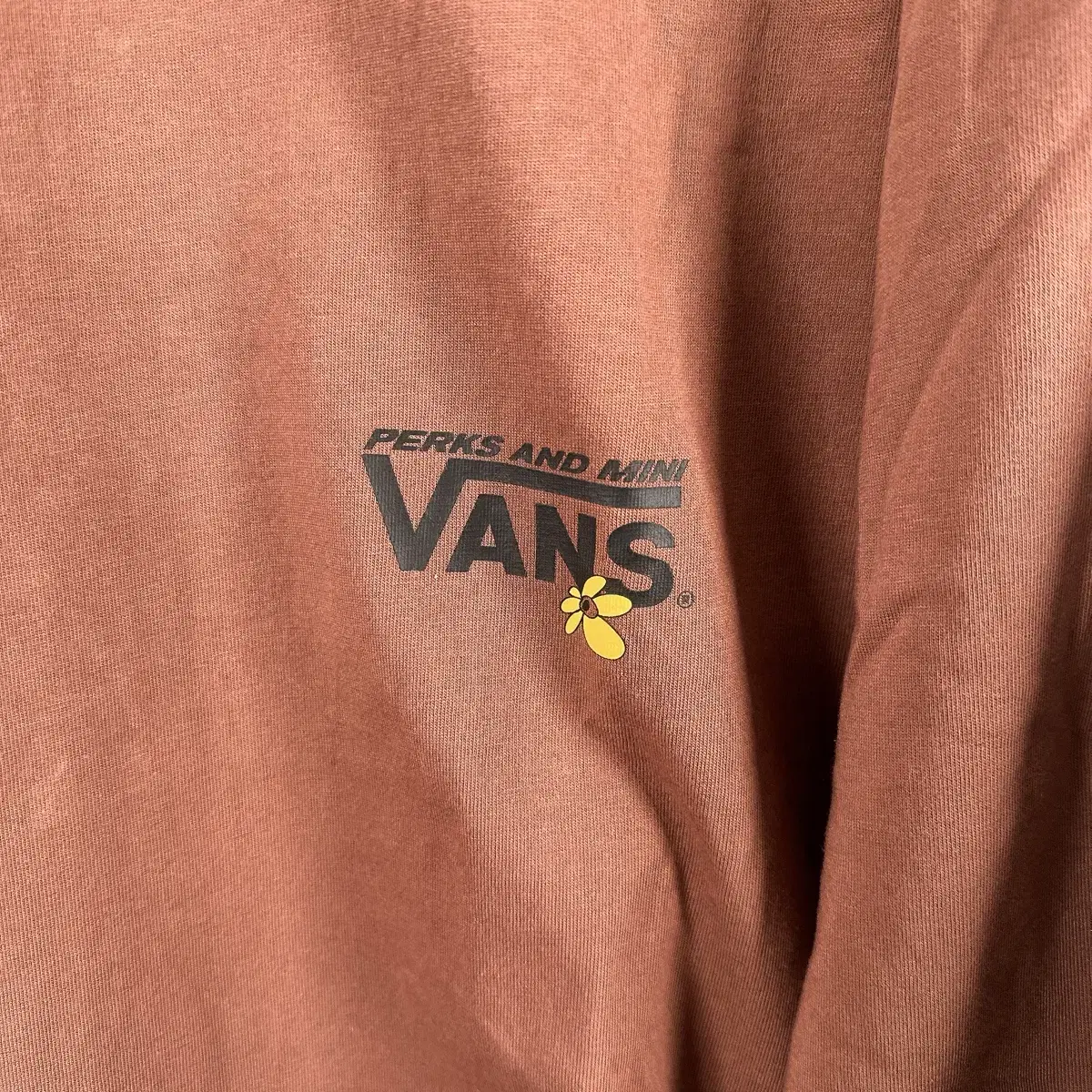 (정품/새상품) VANS 반스 X PAM 퍽스앤미니 남성 브라운 롱슬리브